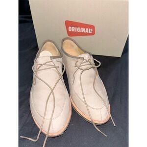 Clarks Originals Phenia Point Womens Lace-Up Oxford Shoes Beige Size 7.5 M